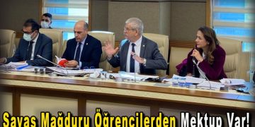 Savaş Mağduru Öğrencilerden Mektup Var