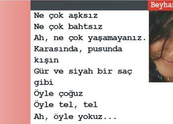 Ah, öyle yokuz…