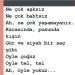 Ah, öyle yokuz…