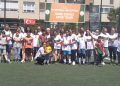 Anneler futbol oynadı…