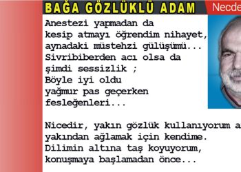 BAĞA GÖZLÜKLÜ ADAM