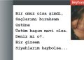 Bir omuz olsa şimdi