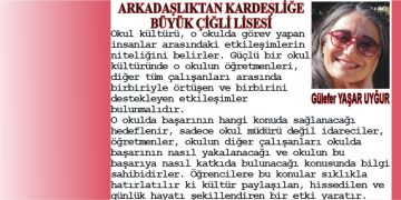 ARKADAŞLIKTAN KARDEŞLİĞE BÜYÜK ÇİĞLİ LİSESİ