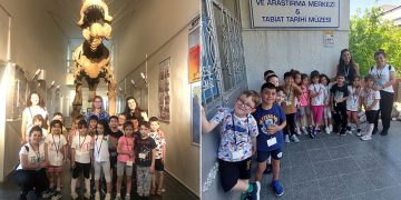 Egeli minikler Tabiat Tarihi Müzesini ziyaret etti