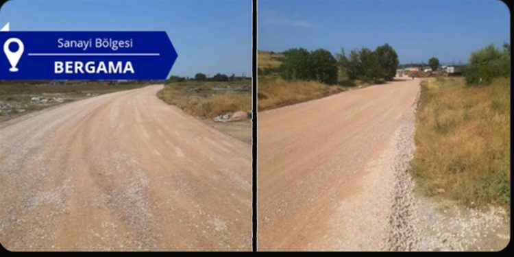 İZBETON: “Ekiplerimiz, Sanayi Sitesi ile Soma’yı bağlayan bağlantı yolunda altyapı hazırlıklarına hızla devam ediyor.”