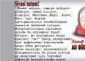 Siyasi tutum!