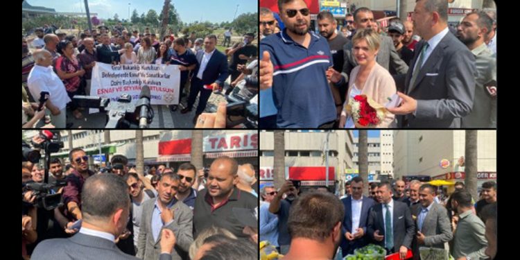 Konak’ta seyyar satıcılar dertlerini döktü