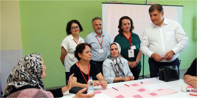 KADINLAR HİZMETİ YERİNDE İNCELEDİ