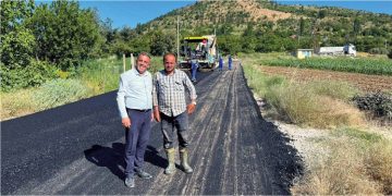 Beydağ’da Ovacık Yaylası’na Sıcak Asfalt