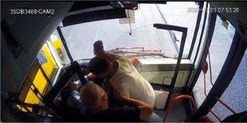 Kadın şoföre saldırı