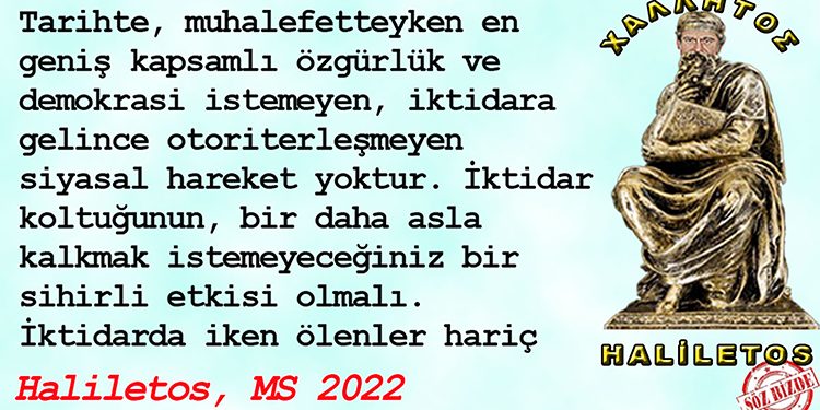 HALİLETOS’tan…
