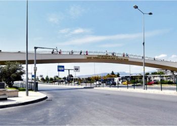 Konak’taki yaya üst geçidinde bakım çalışmaları başlıyor