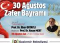 İlber Ortaylı, Gaziemir’de büyük zaferi anlatacak