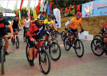 Gölcük Yaylası’nda “pedala kuvvet” dediler