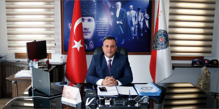 FOÇA YENİ EMNİYET MÜDÜRÜ ERGÜL ÇETİN GÖREVE BAŞLADI