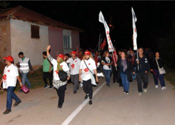 Torbalı kafilesi Zafer Yürüyüşü’nde