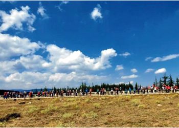 Tarihi yürüyüşe ülkenin dört yanından yoğun ilgi