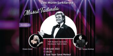 ZEKİ MÜREN ŞARKILARI KARŞIYAKA’DA SÖYLENECEK