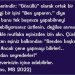 Haliletos’tan…