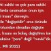 Haliletos’tan…