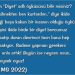 Haliletos’tan…