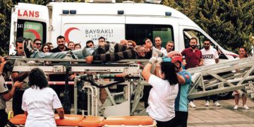 Bayraklı Belediyesinde yangın tatbikatı