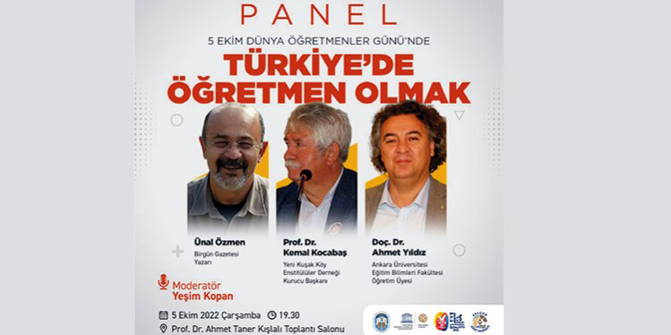 EFES SELÇUK’TA 5 EKİM DÜNYA ÖĞRETMENLER GÜNÜ PANELİ
