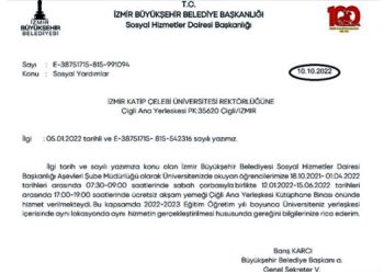 Üniversitelilere yemek dağıtımı hakkında açıklama