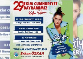 Cumhuriyet Bayramı Menderes’te coşkuyla kutlanacak