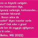Haliletos’tan…
