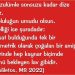 Haliletos’tan…