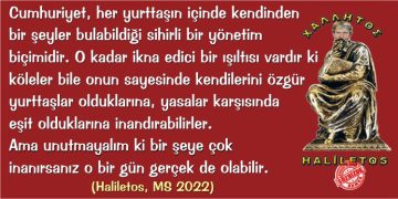 Haliletos’tan…
