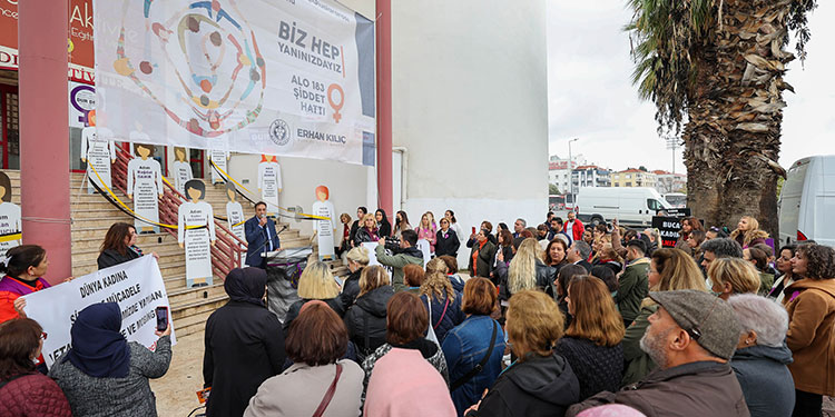 Buca’da Kadına Şiddete Karşı Uluslararası Mücadele Günü etkinlikleri
