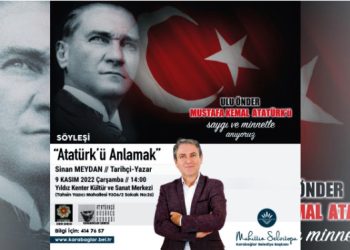 Sinan Meydan Karabağlar’da Atatürk’ü anlatacak