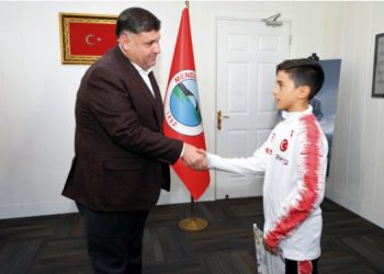 Sporculardan Başkan V. Özkan’a ziyaret
