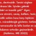Haliletos’tan…