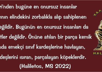 Haliletos’tan..