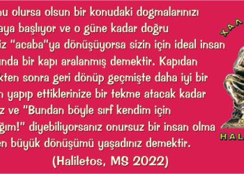 Haliletos’tan…