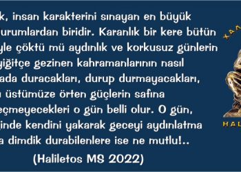 Haliletos’tan…