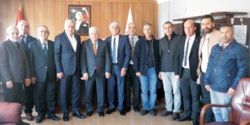 Serter Minibüs esnafı ile bir araya geldi