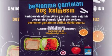 NARLIDERE’DE BESLENME ÇANTALARI BOŞ KALMAYACAK