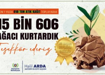 Gaziemir Belediyesi geri dönüşümle doğaya can verdi