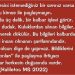 Haliletos’tan…