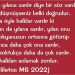 Haliletos’tan…