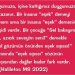 Haliletos’tan…