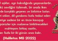 Haliletos’tan…