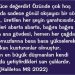 Haliletos’tan…