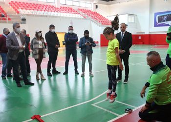 BİR YILDA YÜZLERCE GENCİN SPORTİF YETENEĞİ TEST EDİLDİ.