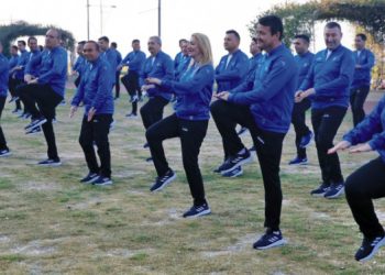 Konak’ta zabıta düzenli spora başladı