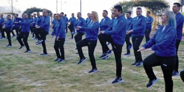 Konak’ta zabıta düzenli spora başladı